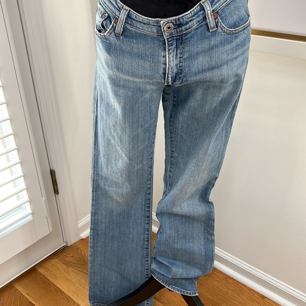 Adriano Goldschmied “the Angel” Low Rise Bootleg Blue Jeans, Size 29R